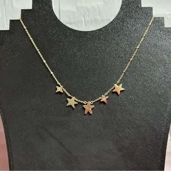 NWOT Kendra Scott Gold Jae Star Choker Necklace - Picture 3 of 12